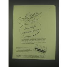 1949 Swan Pens Ad - Swan sets for Christmas giving