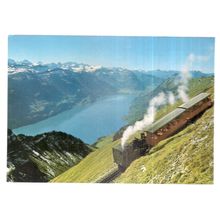 BRIENZ vintage unused postcard vgc mountain train #