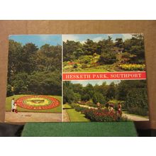 multiview, HESKETH PARK, SOUTHPORT, LANCASHIRE used postcard by Bamforth =