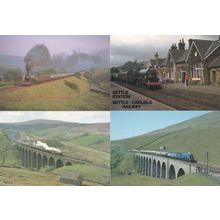 Nigel Gresley Scotsman Settle Carlise Yorkshire Railway 4x Postcard Bundle