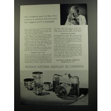 1961 Kodak Retina Reflex III Camera Ad - The smallest part of this fine camera