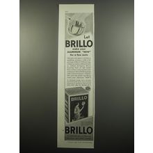 1933 Brillo olishing Pad Ad - Let Brillo make your aluminum new for a few cents