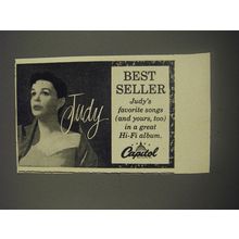1956 Capitol Records Advertisement - Judy Garland