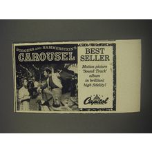 1956 Capitol Records Ad - Rodgers and Hammerstein's Carousel