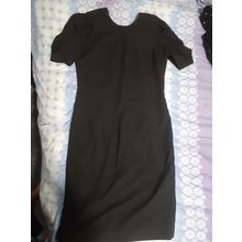 vintage 80s womens black dress peer gynt size 12