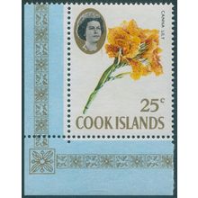 Cook Islands 1967 25c Canna Lily SG241A MNH