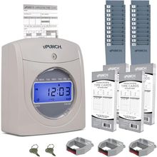 Upunch HN4500 Advanced Calculating Time Clock Bundle for Small Business: Complet