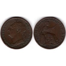 Great Britain. George IV. Farthing 1822. dy21411