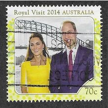 AUS 2014 70c 'ROYAL VISIT 2014' FINE USED (EBID68-545)