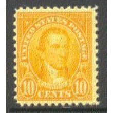 642 10c James Monroe Barely Clears MNH Q1938