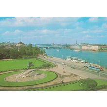 Leningrad December Decembrists Square Postcard New