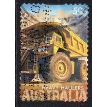 Australia 2008 Heavy Haulers - Haul Truck 50c - Borderless s/a Used