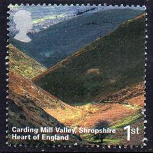 GB 2006 A British Journey - England - Carding Mill Valley, Shropshire 1st Used
