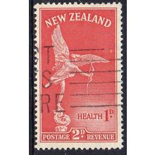 New Zealand 1947 Health Stamp - Eros 2d + 1d Used