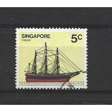 Singapore.SG365 5c Full-rigged Clipper.Fine Used.Jun25