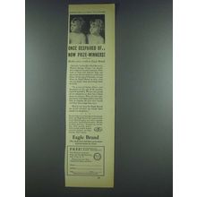 1933 Borden Eagle Brand Milk Ad - Once Despaired Of