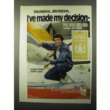 1971 Pall Mall Cigarettes Ad - I've Made Decision