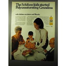 1971 Mazola Corn Oil Ad - The Schifano Kids Started
