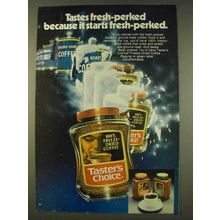 1976 Taster's Choice Coffee Ad - Fresh-Perked