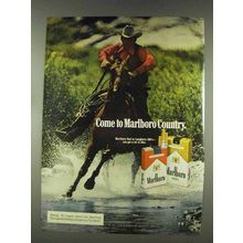 1978 Marlboro Cigarettes Ad - Cowboy, Horse
