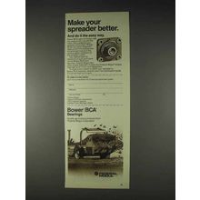 1982 Federal Mogul Bower / BCA Farm Bearings Ad - Spreader Better