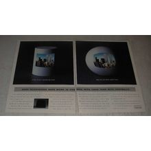1989 Sony Black Trinitron Television Ad - A sony TV has a vertically flat screen