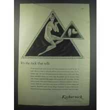 1930 Kickernick Underwear Ad - It's the tuck that tells