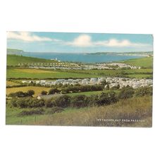 WEYMOUTH BAY from PRESTON, DORSET unused vintage postcard by J. Salmon =