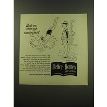 1949 Better Homes and Gardens Magazine Ad - Which one meets your screening test?