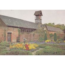 The Flag Gardens Cheshire Postcard
