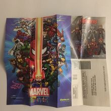 Marvel Minimates Mini 11x8 Mini Poster, Figure Guide & Mini Comic