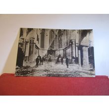 WW1, DESTROYED CHURCH, VISE, BELGIUM unused postcard RP =