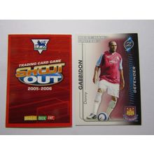 Danny Gabbidon - West Ham - Shoot Out 2005 2006 Magic Box Football Card (EF1)