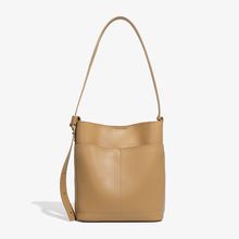 Women Genuine Leather Crossbody Purse Travel Shoulder Satchel Bags Bronze