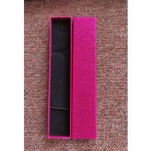 Fuschia Pink glitter bracelet gift boxes box approx 21 cm x 4 cm x 1.8 cm