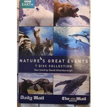 Natures Great Events DVD Promo The Mail David Attenborough BBC Boxset 7 Disc Set