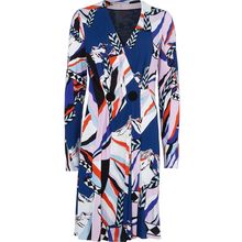 EMILIO PUCCI Montagne Print Wrap Midi Dress BNWT