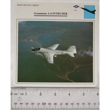 Grumman A-6 Intruder - USA - Attack & Close Support - Collectors Club Card