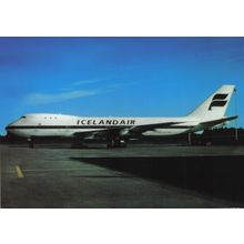 Aircraft postcard Icelandair Boeing 747 N356AS. Unposted