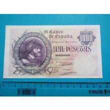 Espana Spain 1940 1000 Pesetas Banknote Reproduction - 170