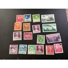 ICOLLECTZONE US Canal Zone Lot NH hinged used (B400-15)
