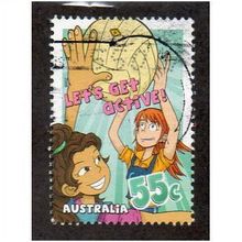 AUS 2009 55c 'LETS GET ACTIVE' FINE USED (EBID29-085)