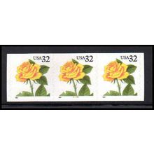 3054 32c Yellow Rose Very Fine MNH PNC 2222/3 PA3664
