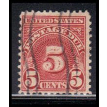 Used J83 5c Postage Due Barely Clears KA8278