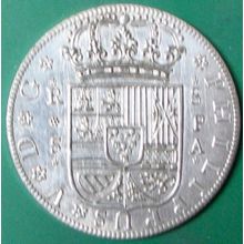 1731 8 Reales, Spain. Challenge Coin, Souvenir. REPLICA. 85.
