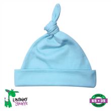 The Laughing Giraffe Baby Knotted Beanie Hat[ 0-6M Blue ]