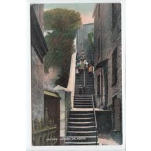 Jacob's Ladder Falmouth Cornwall Postcard 20915