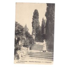 LA MORTOLA, ITALY unused antique postcard /