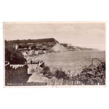 SIDMOUTH FROM CONNAUGHT GARDENS, DEVON vintage used postcard 1939 postmark =