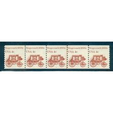1898A 4c Stagecoach Fine MNH Dry Gum PNC 4/5 V0076